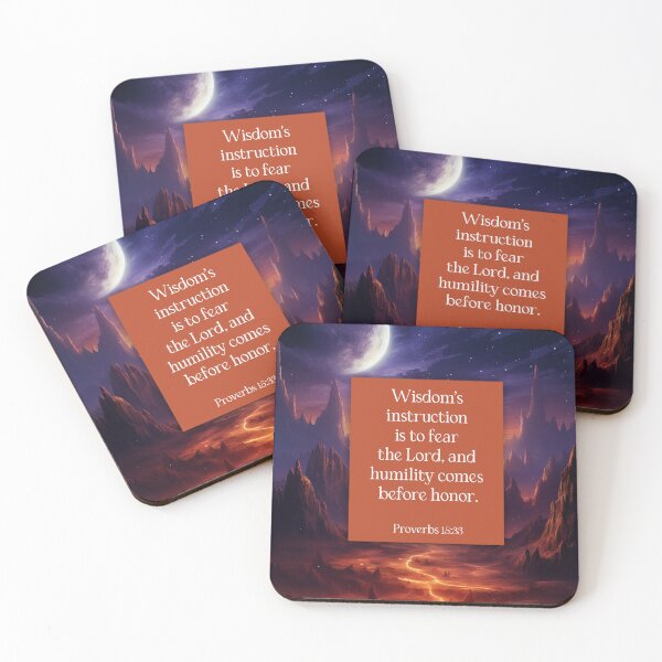 Item preview, Wisdoms Instruction Proverbs 15:33 (The Wisdom Series) designed and sold by WideIsTheGate.