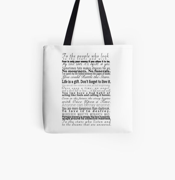 Acosf Inspired: I Cannot Survive Without Reading Tote Bag - The Bookish Shop