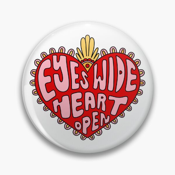 Item preview, Eyes Wide Heart Open Vintage Heart designed and sold by GraceMakes03.