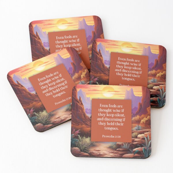 Item preview, Wise if Silent Proverbs 17:28 (The Wisdom Series) designed and sold by WideIsTheGate.