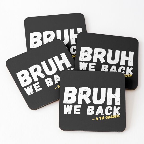 Item preview, Bruh We Back 5th Grade First Day Of School Back To School T-Shirt designed and sold by anassouafa.