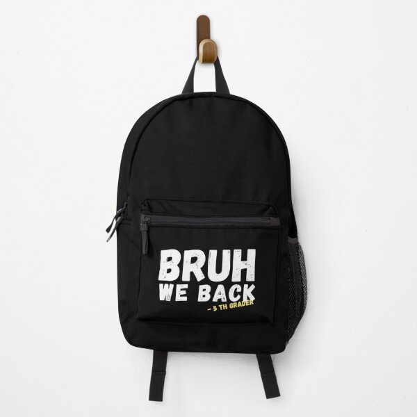 Item preview, Bruh We Back 5th Grade First Day Of School Back To School T-Shirt designed and sold by anassouafa.