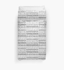 Quotes - Collection of Young Adult Book Quotes Duvet Cover