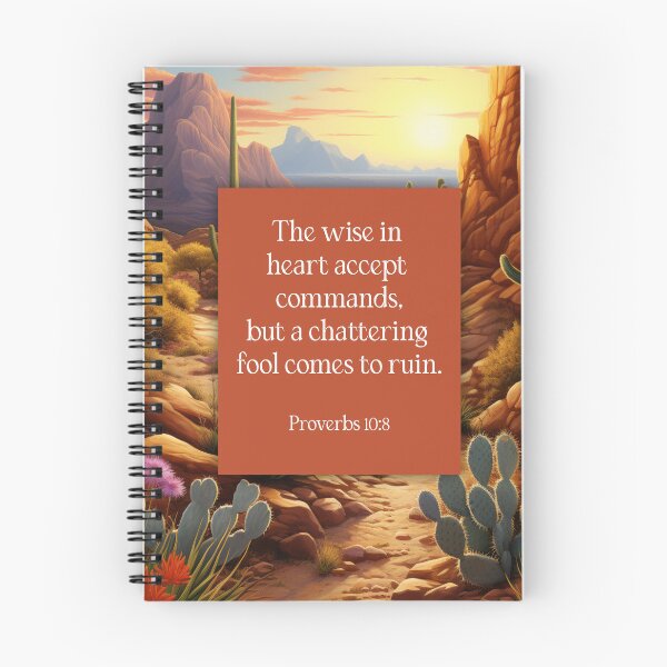 Item preview, Wise in Heart Proverbs 10:8 (The Wisdom Series) designed and sold by WideIsTheGate.