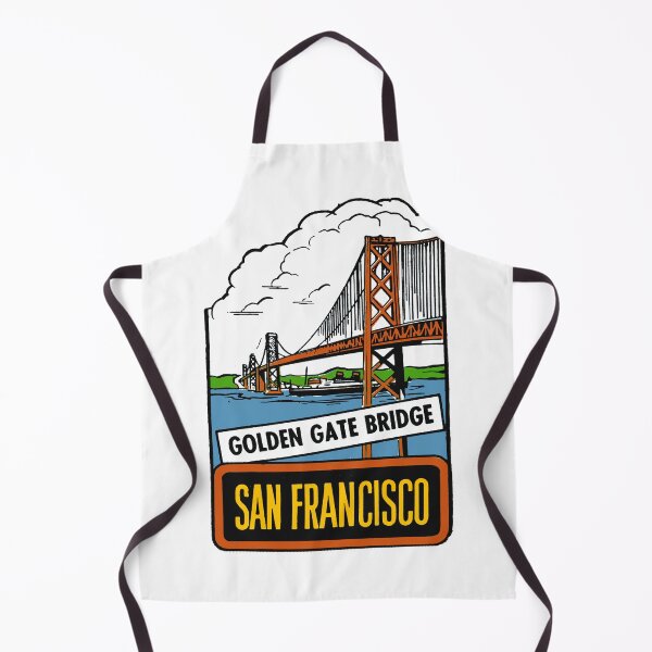 Item preview, Golden Gate Bridge San Fran Vintage Style Decal designed and sold by Decal Mania.