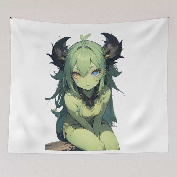 Item preview, Cute goblin girl designed and sold by jack-a-draw.