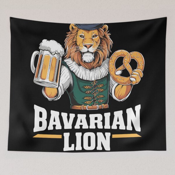 Item preview, Oktoberfest Bavarian Lion designed and sold by KitonicTees.