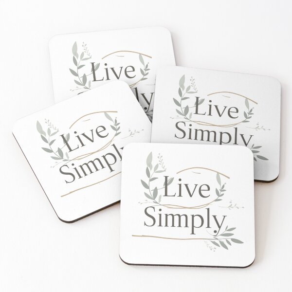 Item preview, Live simply, Quote & typography art designed and sold by Fashiospice07.
