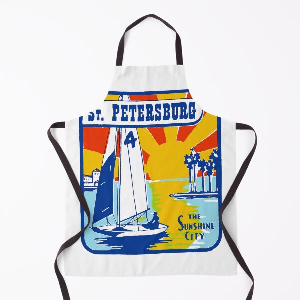 Item preview, St. Petersburg Florida Vintage Style Decal designed and sold by Decal Mania.