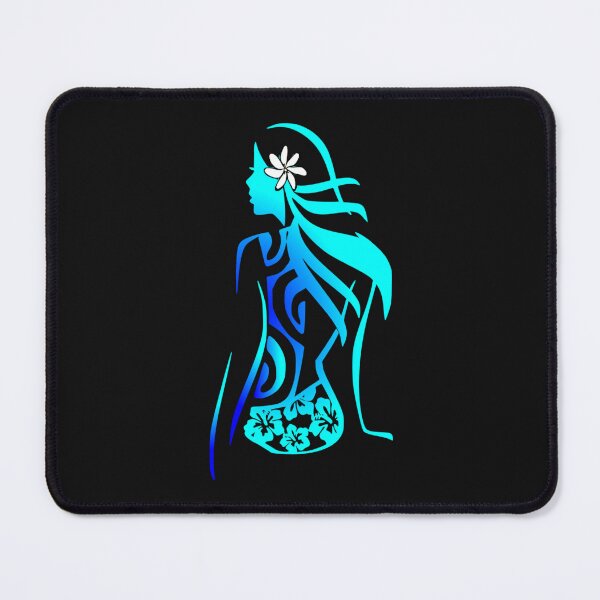 Item preview, VIRGO - Zodiac (blue - Polynesian style) designed and sold by Nesian-Tahiti.