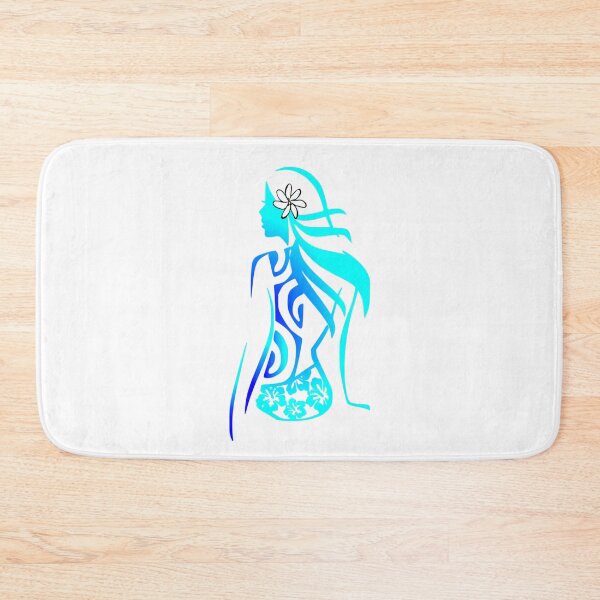 Item preview, VIRGO - Zodiac (blue - Polynesian style) designed and sold by Nesian-Tahiti.