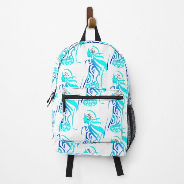 Item preview, VIRGO - Zodiac (blue - Polynesian style) designed and sold by Nesian-Tahiti.