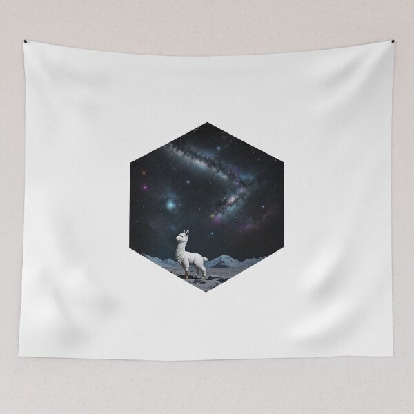 Item preview, Llama in Space designed and sold by AbsoluteA.
