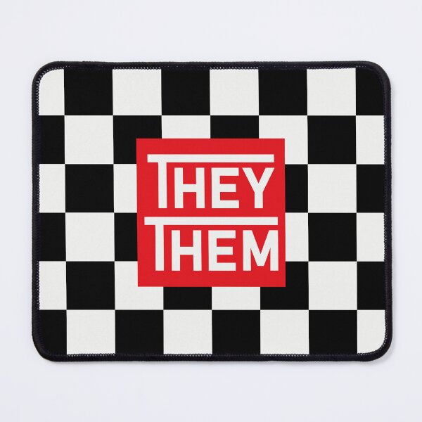 Item preview, CHECK MATE THEY THEM designed and sold by HELLOCROSSING.
