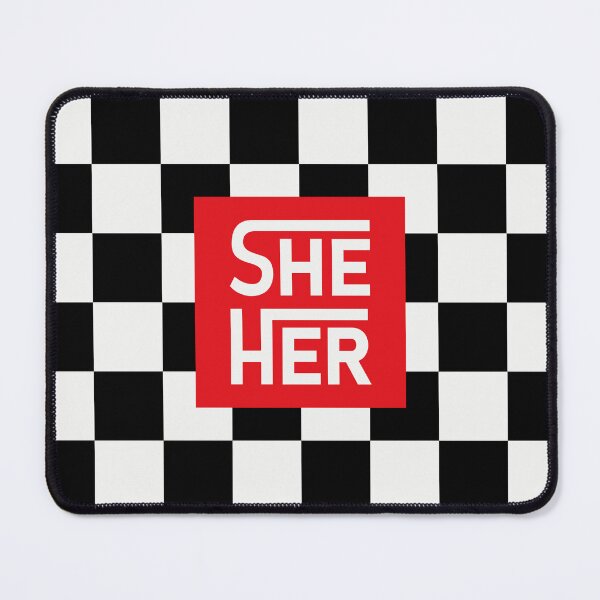 Item preview, CHECK MATE SHE HER designed and sold by HELLOCROSSING.