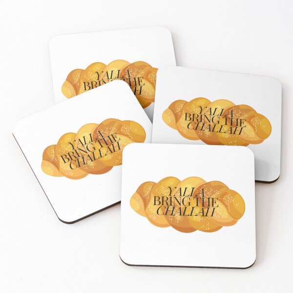 Item preview, Yalla Bring the Challah Jewish Sticker designed and sold by jrubenchik.