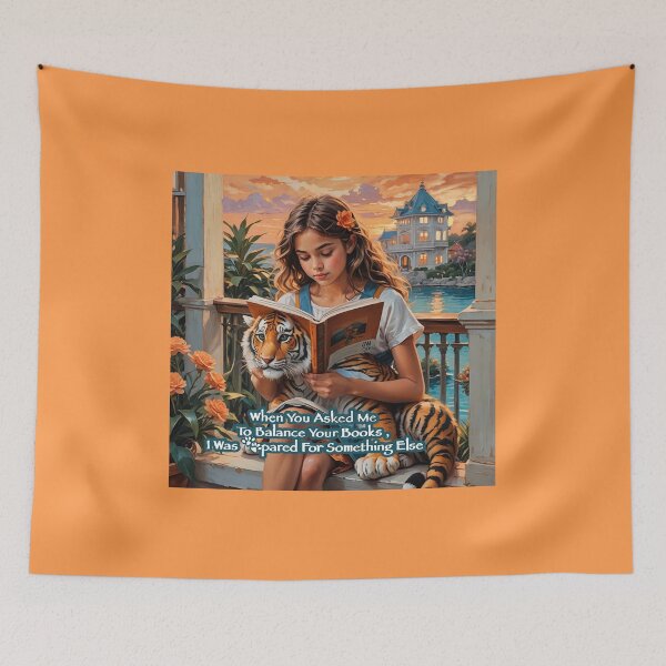 Item preview, Beach Balcony Tiger Pun Meme designed and sold by IvaRenee.