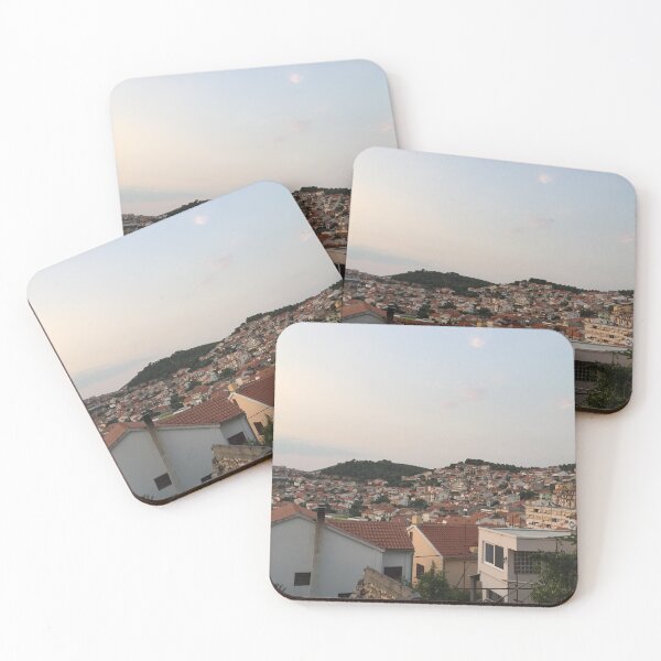 Item preview, Dusk Over the Rooftops of Novi Sad designed and sold by marinab56.