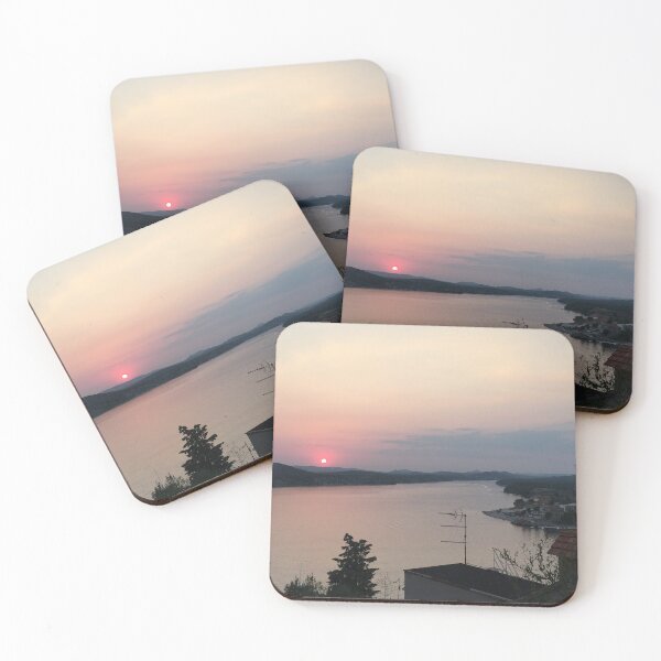 Item preview, Serene Sunset Over the Danube River designed and sold by marinab56.