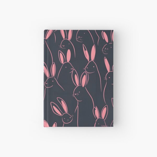 Item preview, Pink bunny pattern designed and sold by FridaMoo.