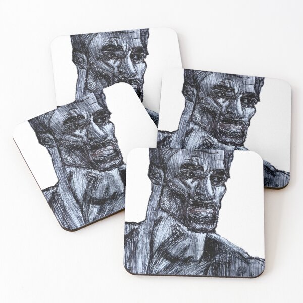 Item preview, Gigachad drawing designed and sold by Szpona.