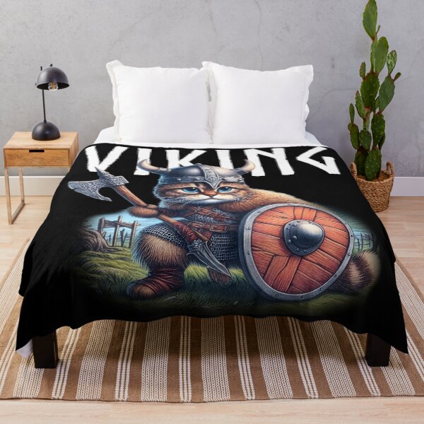 Item preview, Viking Cat Warrior of Norse Legend designed and sold by HolidayT-Shirts.