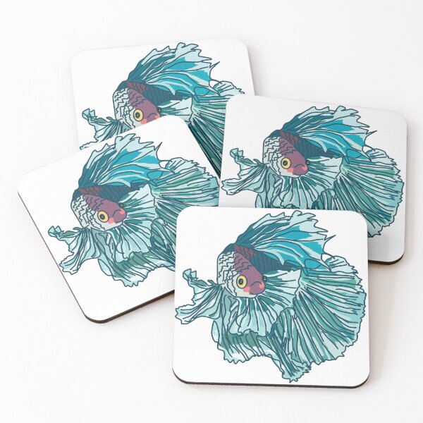 Item preview, kawaii betta fish designed and sold by Kaewtaming.