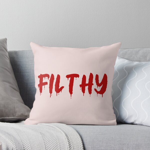 Item preview, RED ON PINK FILTHY BLOOD DRIP designed and sold by RomeArtCo.