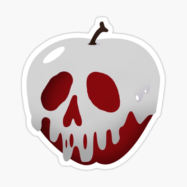  BEKECH Villains Poison Apple Retractable Badge Holder Evil  Queen Movie Fans Gifts Snow Princess Apple Badge Reel for Women Girls  (Poison Apple) : Office Products