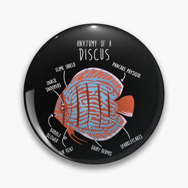 Item preview, Discus Fish Anatomy designed and sold by Clara Hollins.