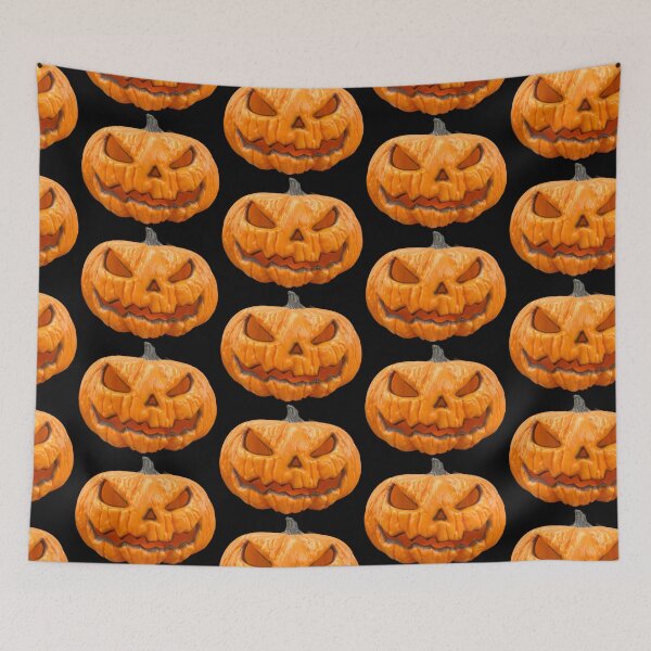Item preview, Scary plastic pumpkin designed and sold by Lauracolleen3.