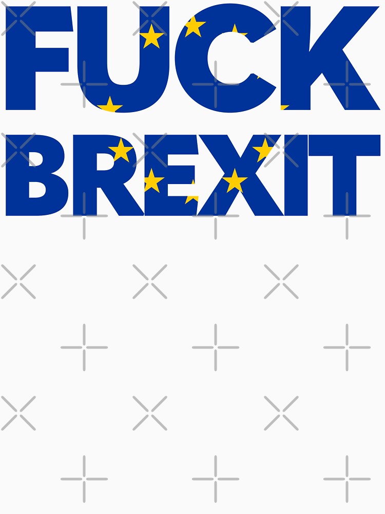 Artwork view, NDVH Fuck Brexit designed and sold by nikhorne