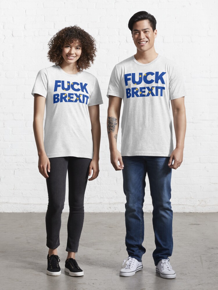 Thumbnail 1 of 7, Essential T-Shirt, NDVH Fuck Brexit designed and sold by nikhorne.