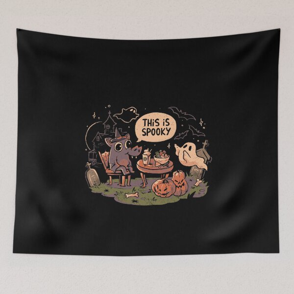 Item preview, This Is Spooky - Halloween Funny Dog Meme Sarcasm Cute Gift designed and sold by EduEly.