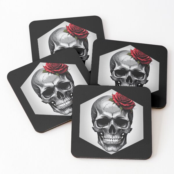 Item preview, Skull and Rose designed and sold by AbsoluteA.