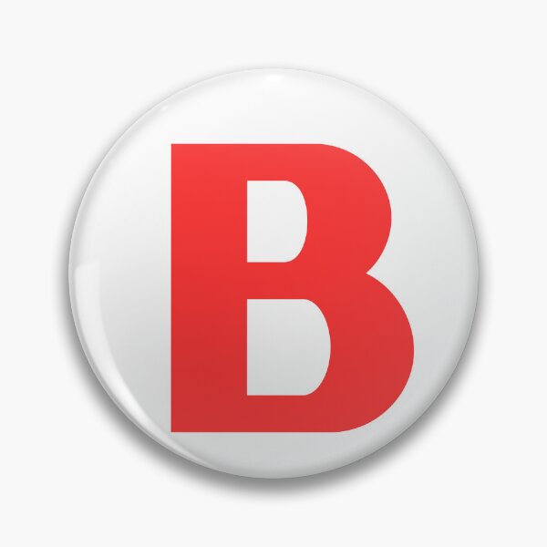 Item preview, Big Red Alphabet Letter B designed and sold by RobbiesMusic.