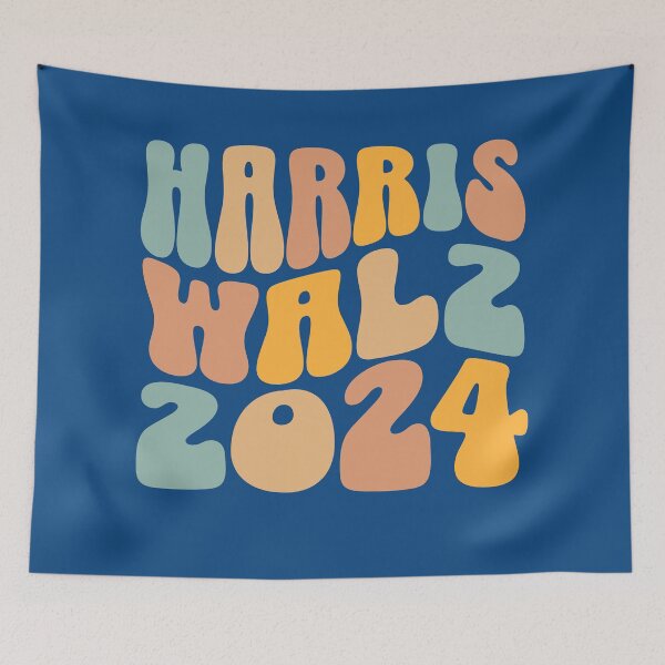 Artikelvorschau, Harris Walz 2024 Trendy Preppy Ästhetik Retro entworfen und verkauft von kiwi91.