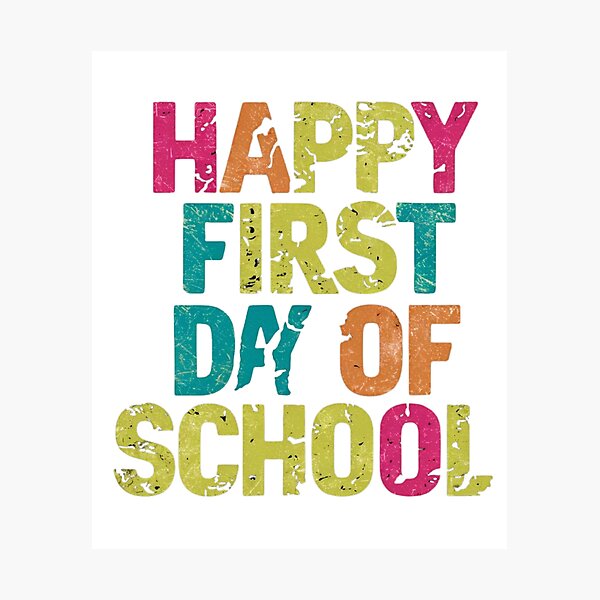 Item preview, 1th grade happy first day of school  designed and sold by ArtworkbyZN.