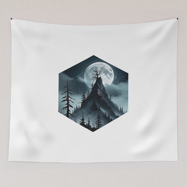 Item preview, The Haunted Peak designed and sold by AbsoluteA.