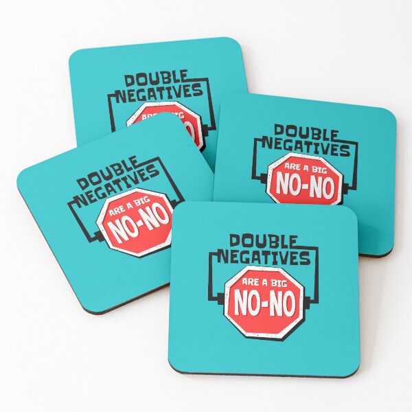 Item preview, Funny Pun Tee. Double Negatives are a big NO-NO designed and sold by ShirtShackDudes.