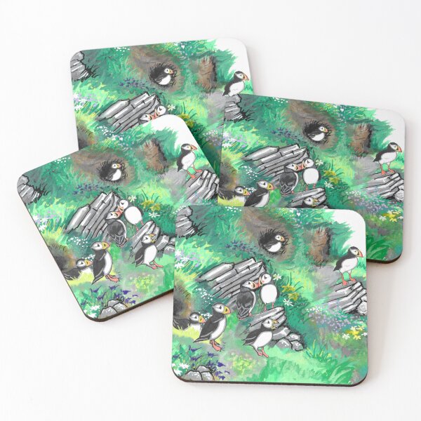 Item preview, Puffin Island designed and sold by HalfMoonWorks.