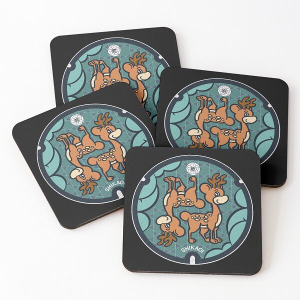 Item preview, Shikaoi Town Manhole Cover Art designed and sold by Musashi1996Art.