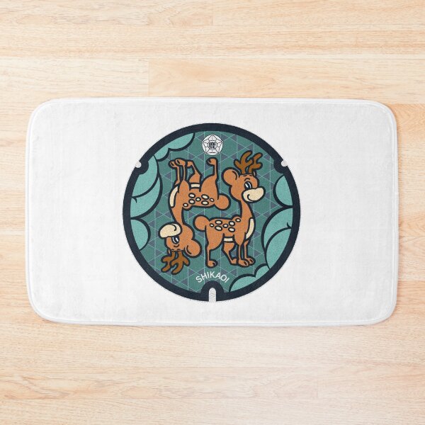 Item preview, Shikaoi Town Manhole Cover Art designed and sold by Musashi1996Art.