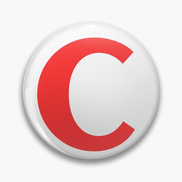 Item preview, Big Red Alphabet Letter C designed and sold by RobbiesMusic.
