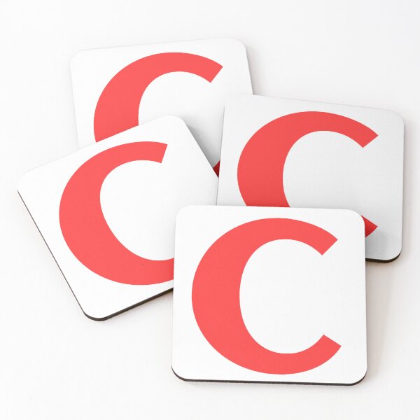 Item preview, Big Red Alphabet Letter C designed and sold by RobbiesMusic.