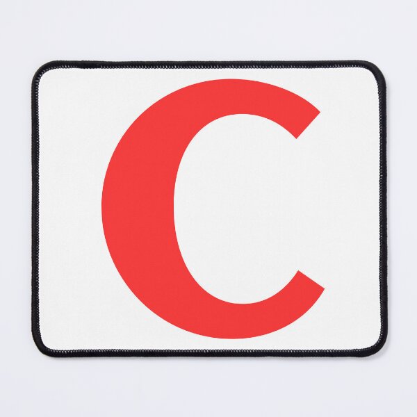 Item preview, Big Red Alphabet Letter C designed and sold by RobbiesMusic.
