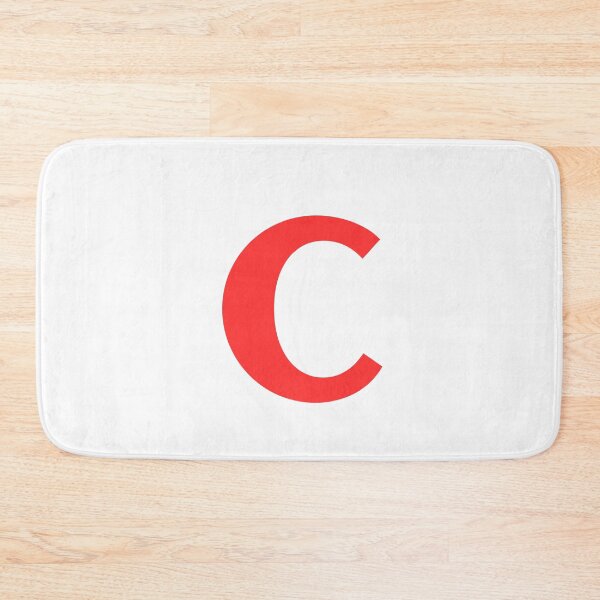 Item preview, Big Red Alphabet Letter C designed and sold by RobbiesMusic.