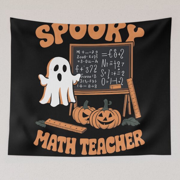 Item preview, Spooky Math Teacher Halloween designed and sold by KitonicTees.