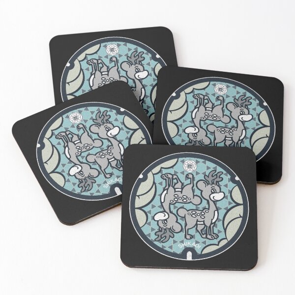 Item preview, Shikaoi Town Manhole Cover Art 2 designed and sold by Musashi1996Art.