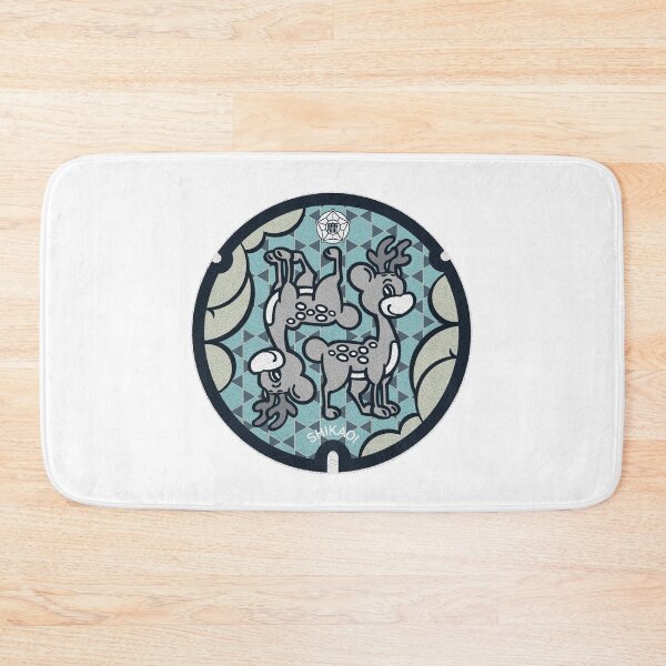 Item preview, Shikaoi Town Manhole Cover Art 2 designed and sold by Musashi1996Art.